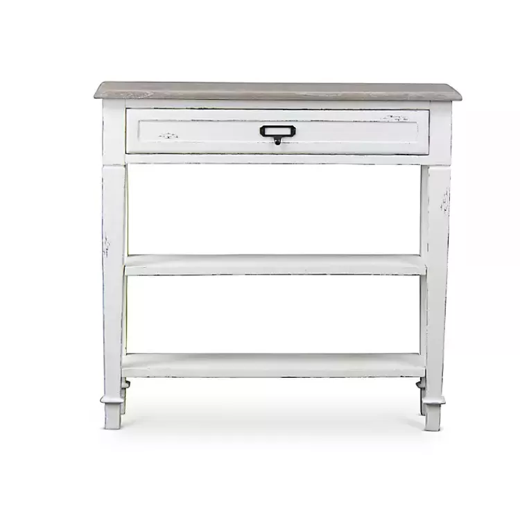 Distressed 1-Drawer Console Table>Kirklands Home Flash Sale