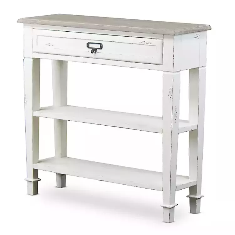 Distressed 1-Drawer Console Table>Kirklands Home Flash Sale
