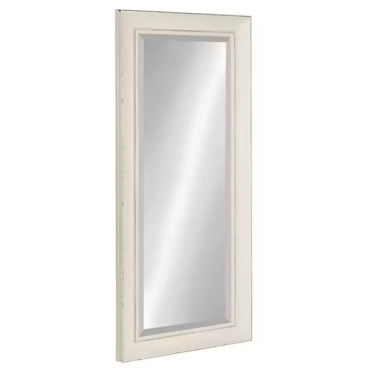 Distressed White Maron Wall Mirror>Kirklands Home Cheap