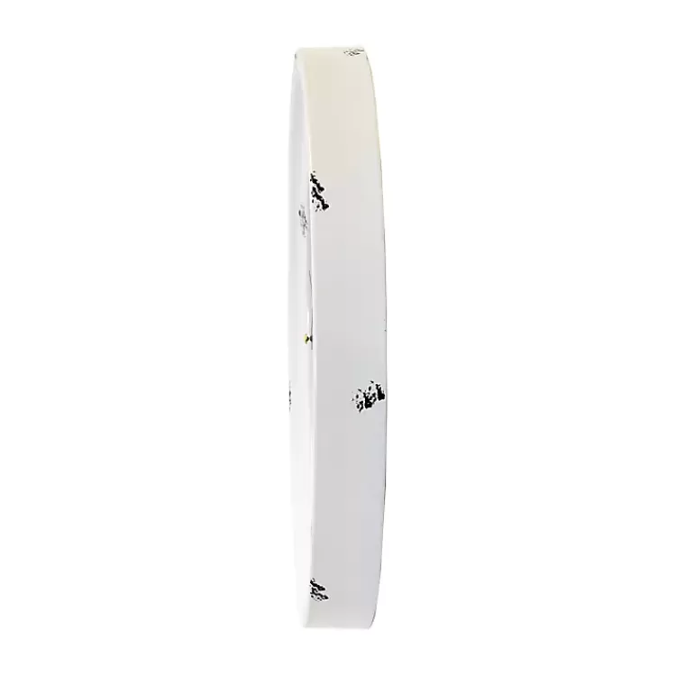 distressed_white_two_grooves_iron_frame_wall_clock_2.webp Distressed White Two Grooves Iron Frame Wall Clock>Kirklands Home New