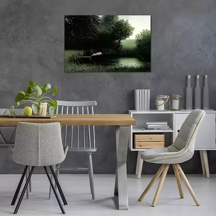 diving_pig_canvas_art_print_2.webp Diving Pig Canvas Art Print>Kirklands Home Online