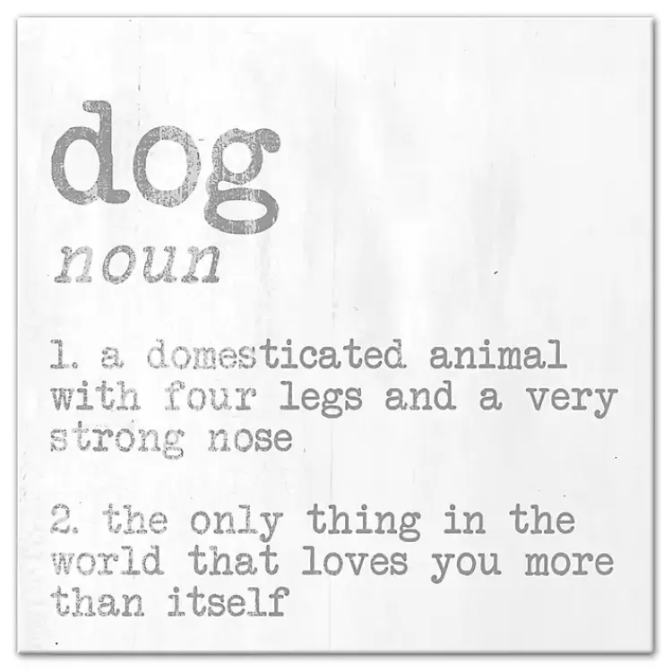 Dog Definition Canvas Art Print>Kirklands Home New