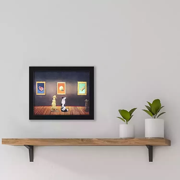 Dog Museum Framed Art Print>Kirklands Home Discount
