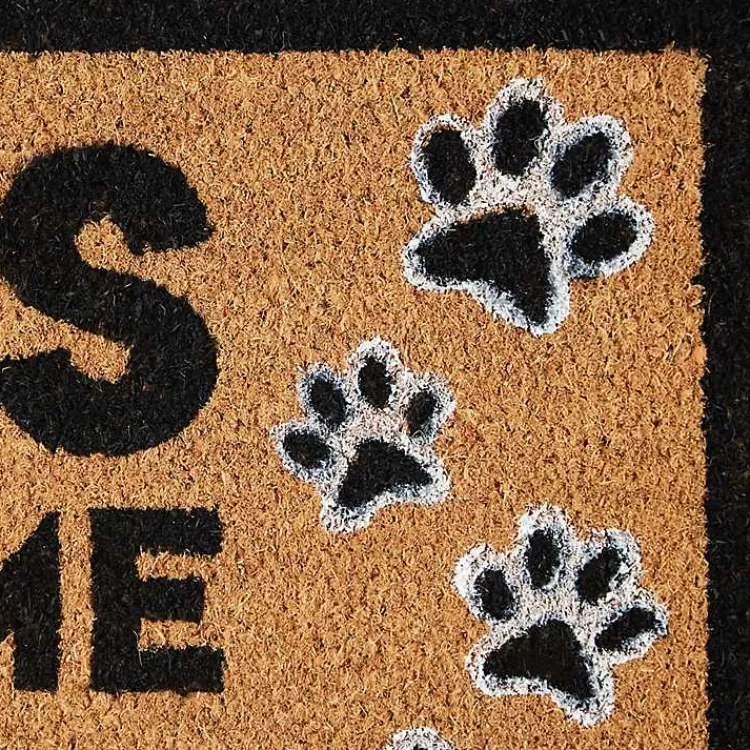 Dogs Welcome People Tolerated Coir Doormat>Kirklands Home Best Sale