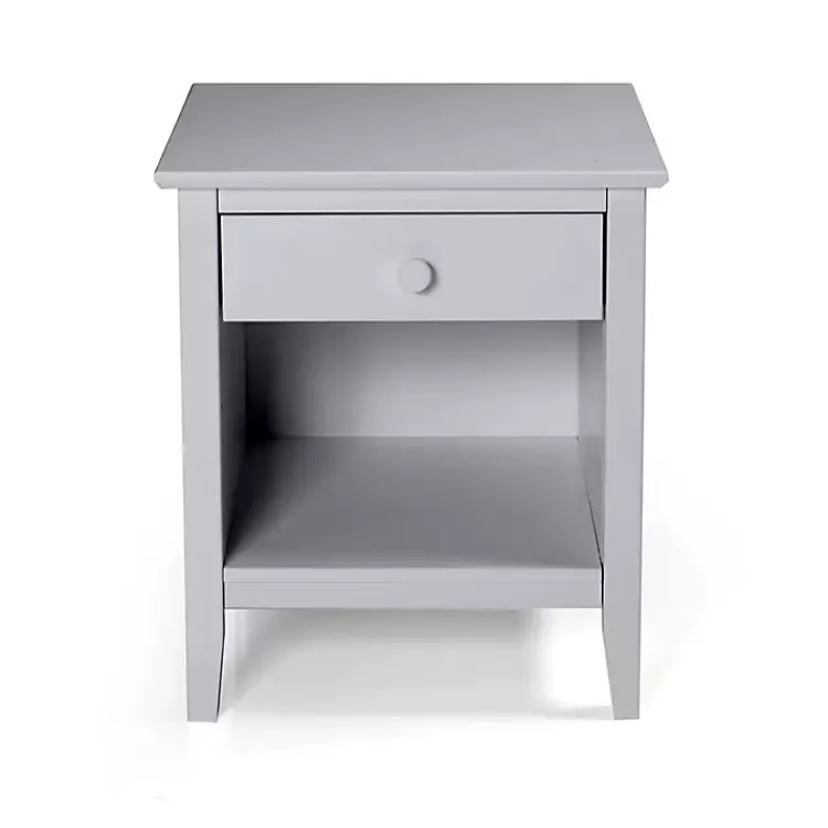 Dove Brazilian Pine Wood Nightstand>Kirklands Home Hot