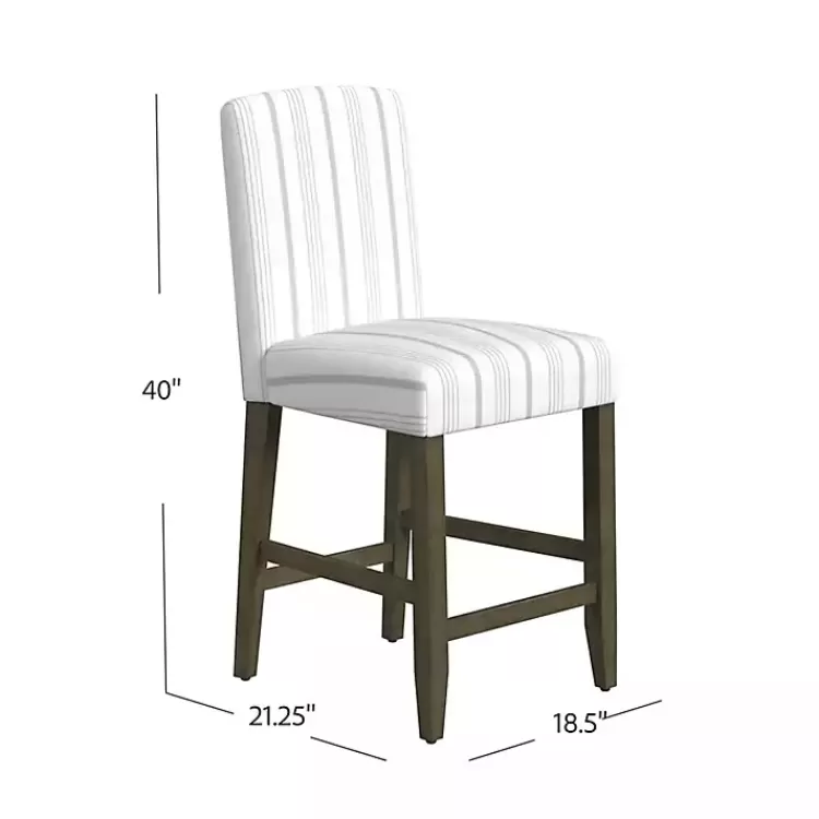 dove_gray_striped_upholstered_bar_stool_2.webp Dove Gray Striped Upholstered Bar Stool>Kirklands Home Flash Sale