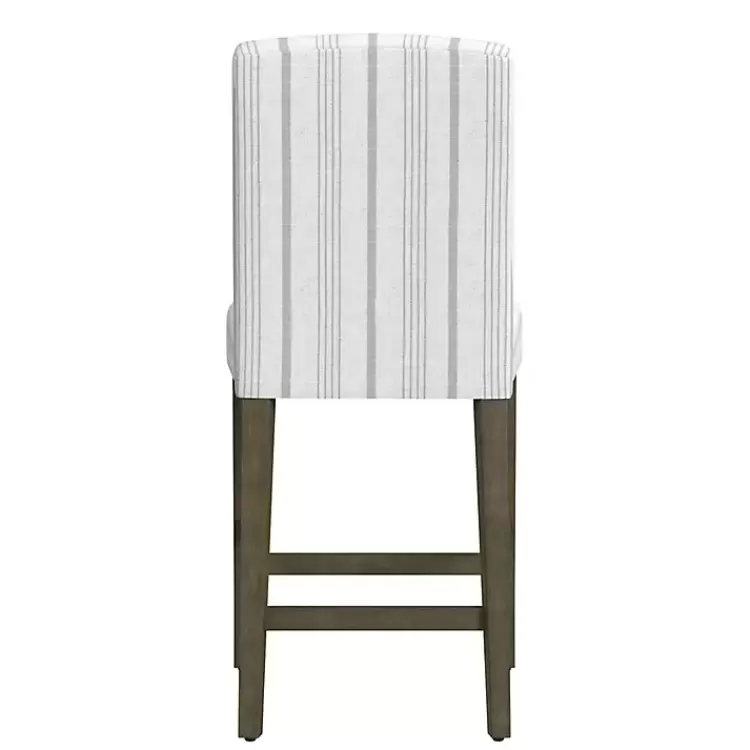 dove_gray_striped_upholstered_bar_stool_3.webp Dove Gray Striped Upholstered Bar Stool>Kirklands Home Flash Sale