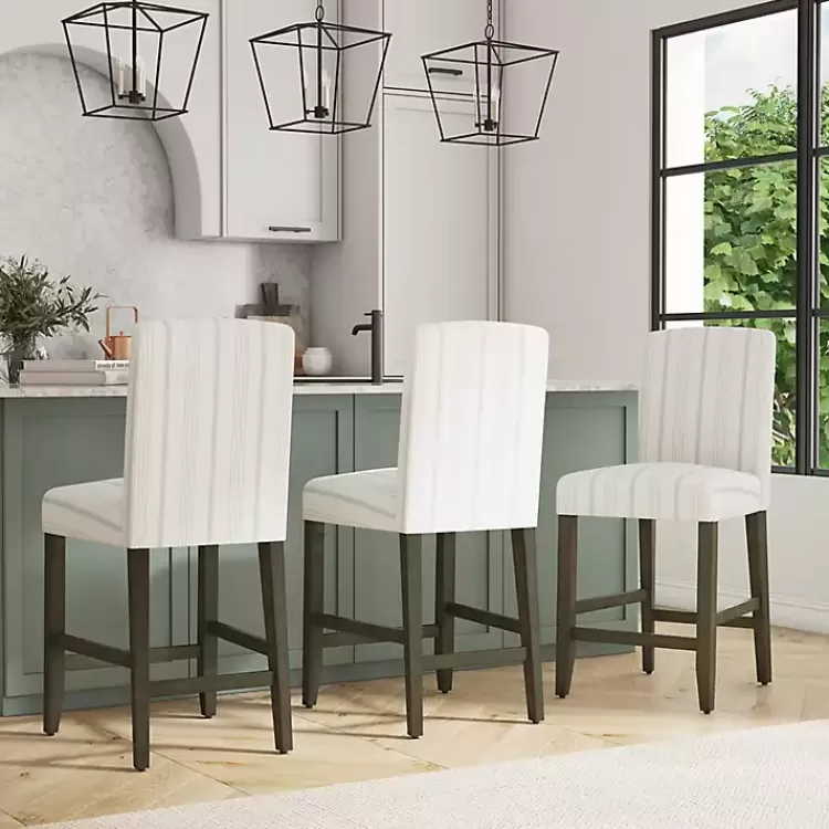dove_gray_striped_upholstered_bar_stool_4.webp Dove Gray Striped Upholstered Bar Stool>Kirklands Home Flash Sale