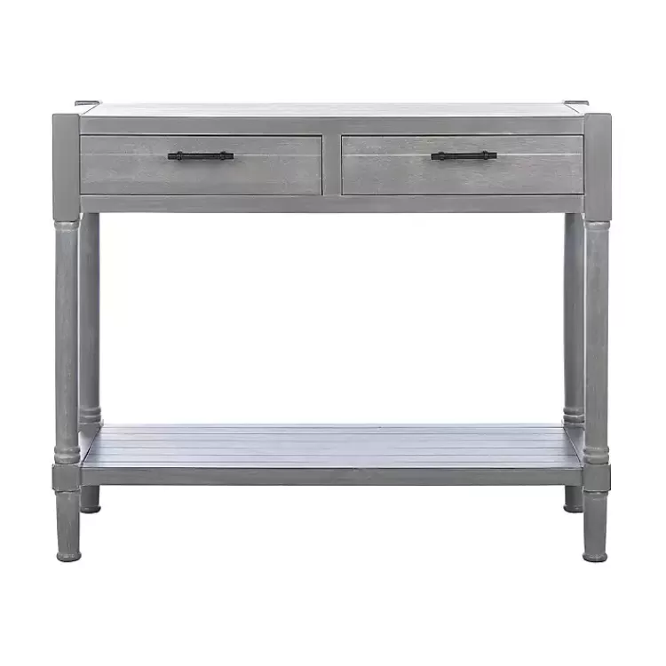 Dove Turned Leg Rustic Console Table>Kirklands Home Flash Sale