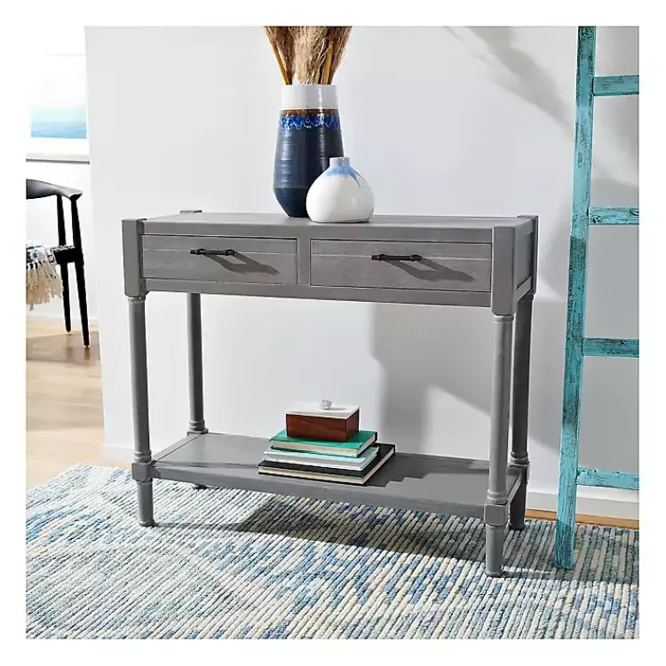 Dove Turned Leg Rustic Console Table>Kirklands Home Flash Sale