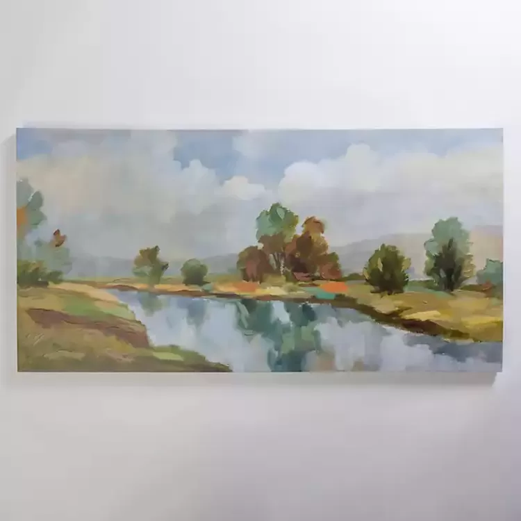 Down by the River Canvas Art Print>Kirklands Home Sale