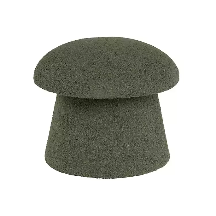 Drak Boucle Mushroom Storage Ottoman>Kirklands Home Hot