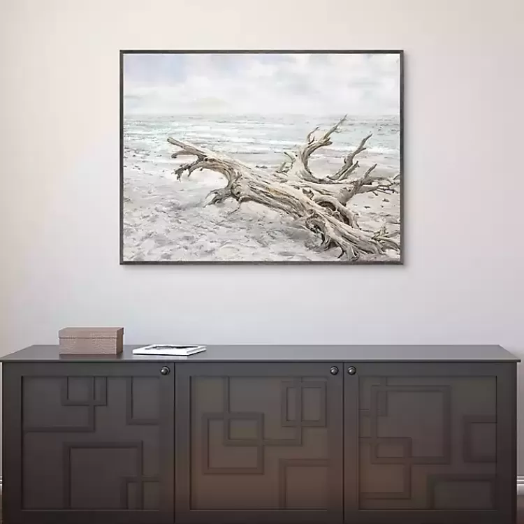 driftwood_on_the_beach_framed_canvas_art_print_2.webp Driftwood On The Beach Framed Canvas Art Print>Kirklands Home Cheap