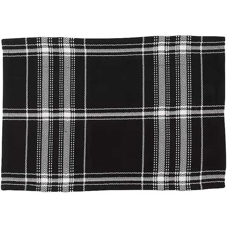 Dual White and Black Cotton Placemats, Set of 4>Kirklands Home Sale