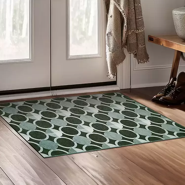 Dula Sage Green Washable Area Rug, 3x5>Kirklands Home Discount