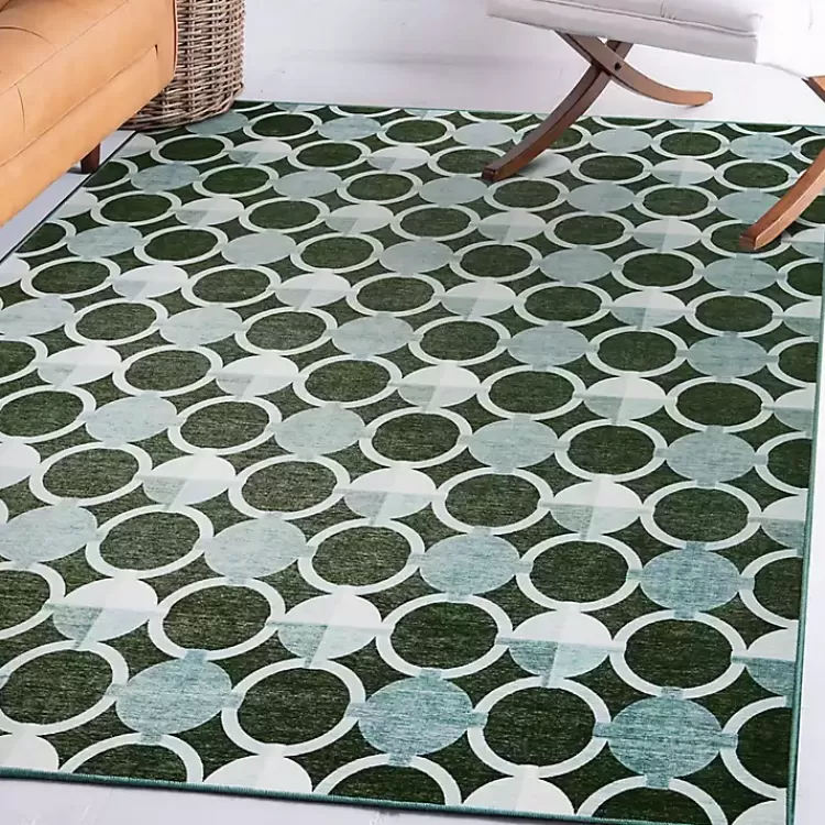 Dula Sage Green Washable Area Rug, 5x7>Kirklands Home Best