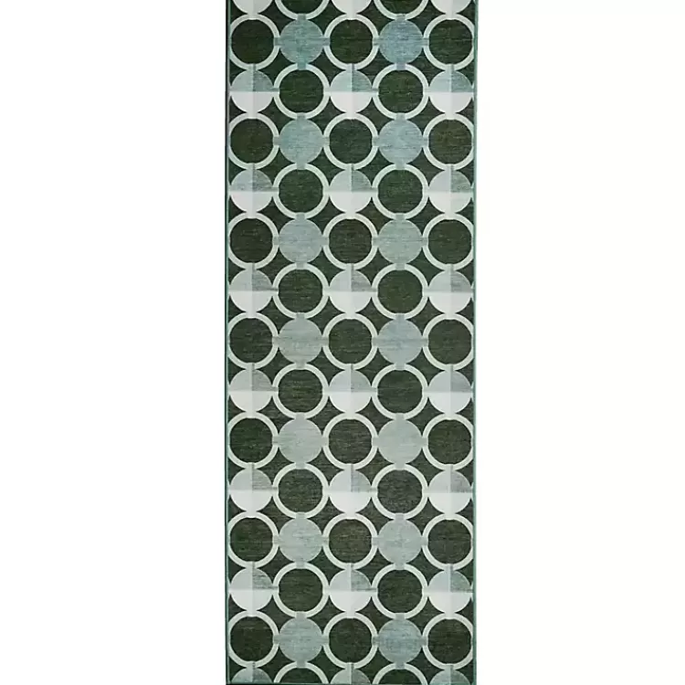 Dula Sage Green Washable Runner, 2x7>Kirklands Home Fashion