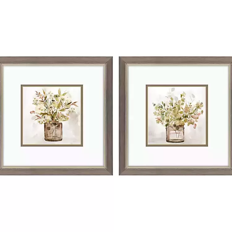 Earthy Garden Framed Art Prints, Set of 2>Kirklands Home Online