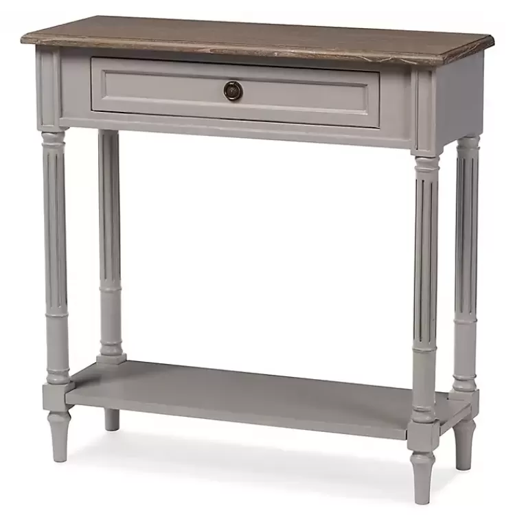 Edward Gray Mindi Wood Fluted Console Table>Kirklands Home Hot