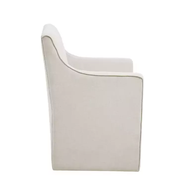 elaine_cream_upholstered_skirted_dining_chair_4.webp Elaine Cream Upholstered Skirted Dining Chair>Kirklands Home Fashion