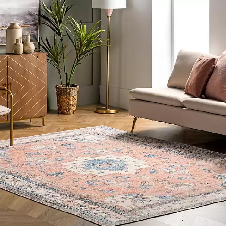 Eleanor Medallion Washable Area Rug, 4x6>Kirklands Home Discount