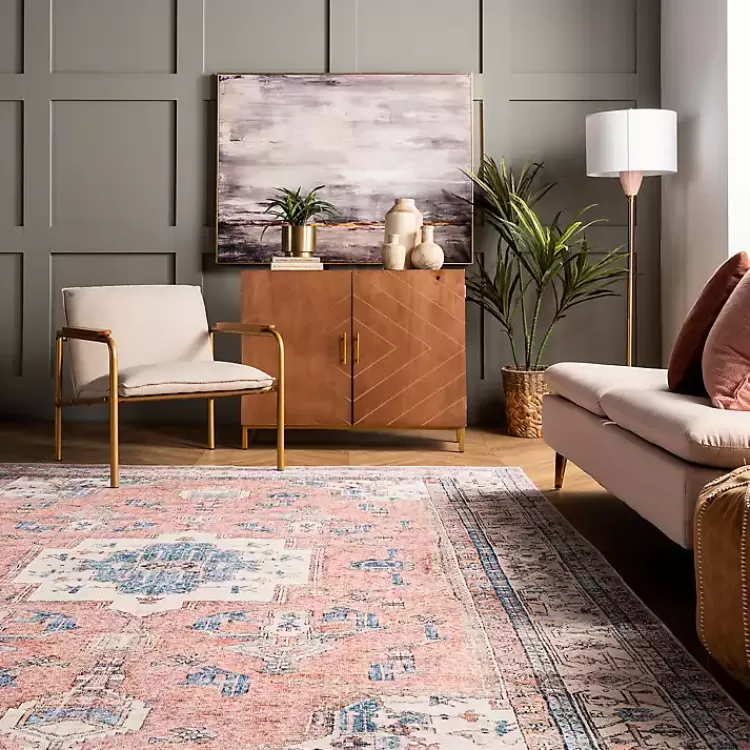 eleanor_medallion_washable_area_rug_x_4.webp Eleanor Medallion Washable Area Rug, 4x6>Kirklands Home Discount