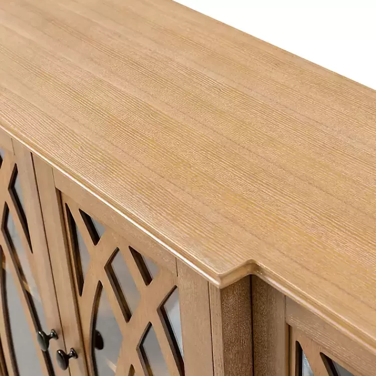 Eleanora Acorn Wood 4-Door Sideboard>Kirklands Home Outlet