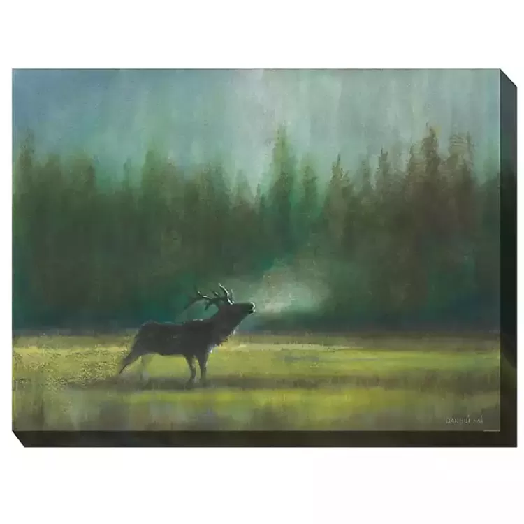 Elk in the Wild Outdoor Canvas Art Print>Kirklands Home Sale
