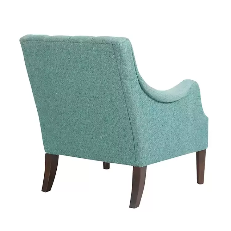 elle_tufted_teal_accent_chair_2.webp Elle Tufted Teal Accent Chair>Kirklands Home Store