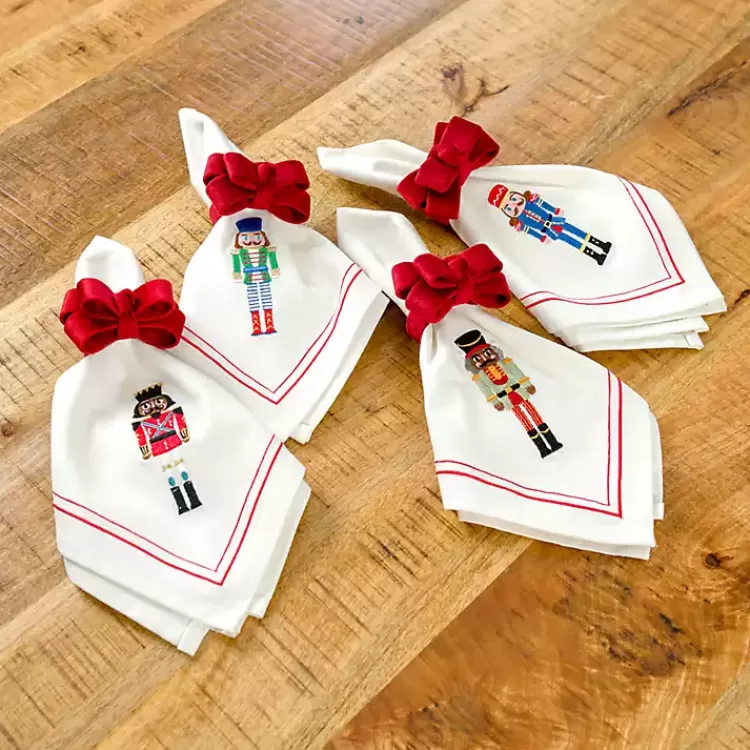 Embroidered Nutcracker Napkins, Set of 4>Kirklands Home Discount