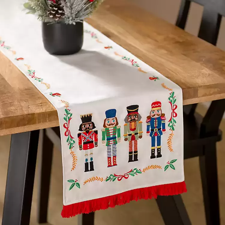 Embroidered Nutcracker Table Runner, 108 in.>Kirklands Home Sale