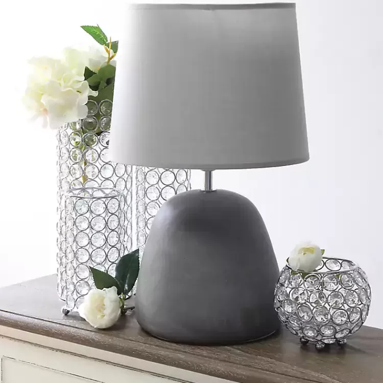 emma_concrete_table_lamp_with_gray_shade_2.webp Emma Concrete Table Lamp with Shade>Kirklands Home Store