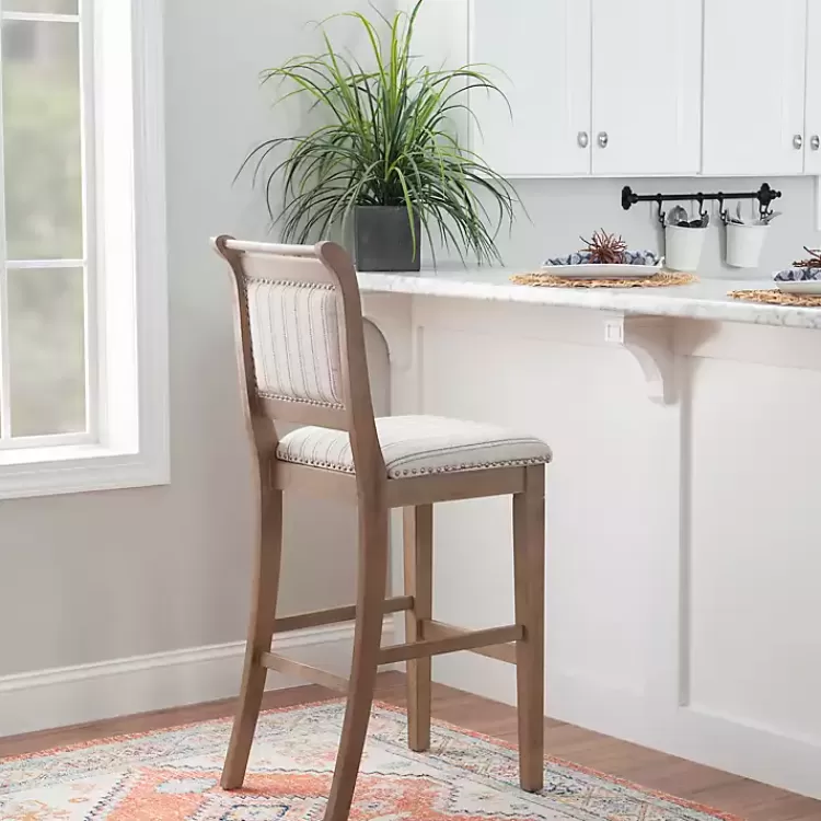 Emma Bar Stool with Nailhead Trim>Kirklands Home Cheap