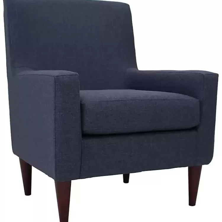 Emma Navy Upholstered Accent Chair>Kirklands Home Store