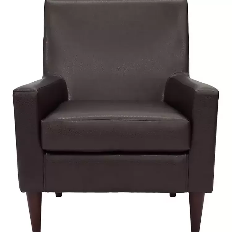 emma_walnut_faux_leather_accent_chair_2.webp Emma Walnut Faux Leather Accent Chair>Kirklands Home Best