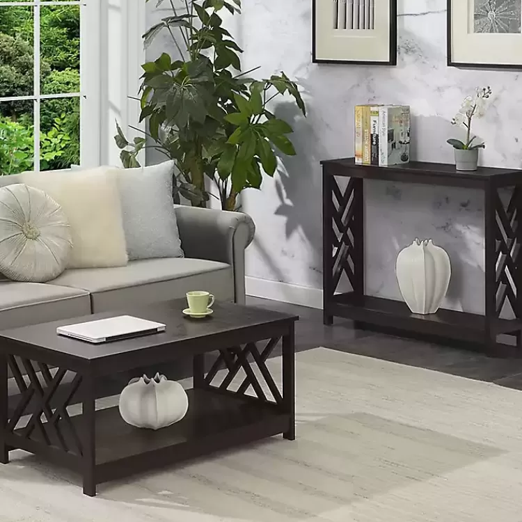 espresso_cutout_sides_coffee_table_5.webp Espresso Cut-Out Sides Coffee Table>Kirklands Home Cheap