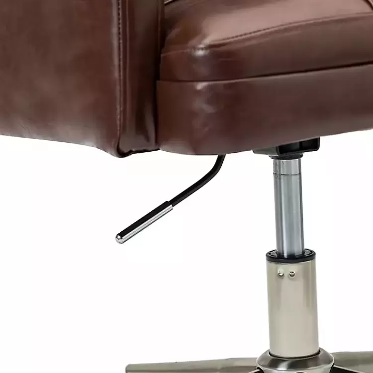 espresso_tufted_faux_leather_swivel_office_chair_7.webp Espresso Tufted Faux Leather Swivel Office Chair>Kirklands Home Best