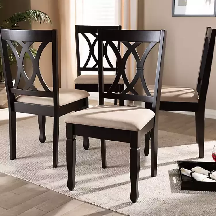 espresso_upholstered_reneau_pc_dining_chair_set_2.webp Espresso Upholstered Reneau 4-pc. Dining Chair Set>Kirklands Home Cheap