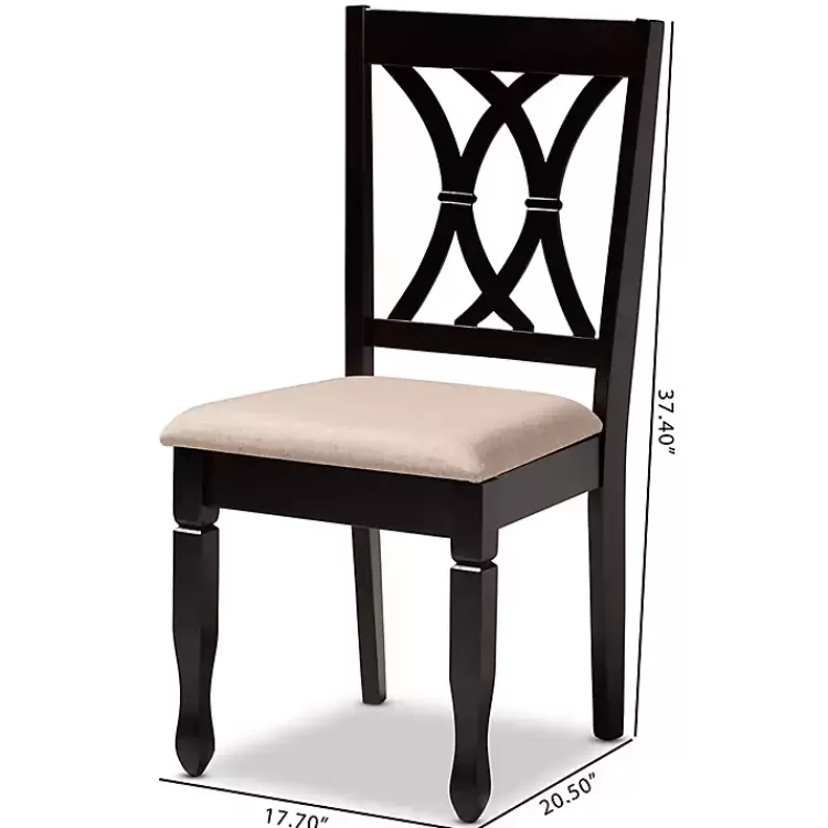 espresso_upholstered_reneau_pc_dining_chair_set_3.webp Espresso Upholstered Reneau 4-pc. Dining Chair Set>Kirklands Home Cheap