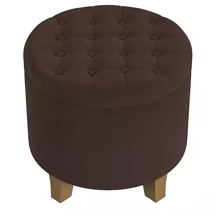 espresso_velvet_tufted_storage_ottoman_4.webp Espresso Velvet Tufted Storage Ottoman>Kirklands Home Store