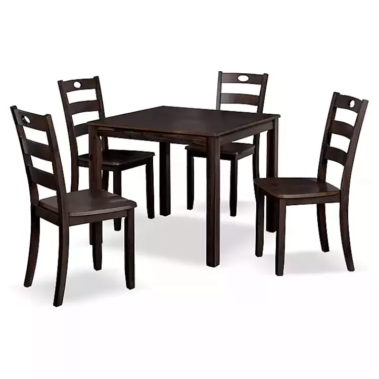 Espresso Wood Brooke 5-pc. Dining Furniture Set>Kirklands Home Shop
