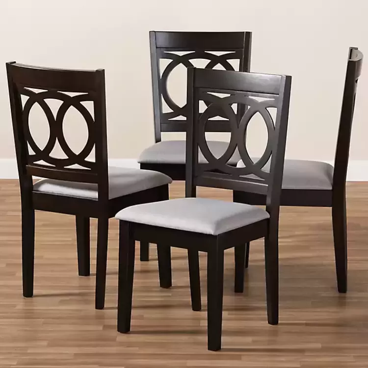 Espresso Wood Lenoir Dining Chairs, Set of 4>Kirklands Home Shop