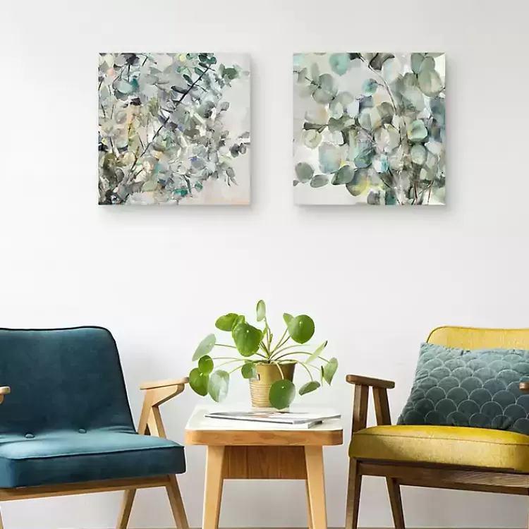 essential_greens_i__ii_canvas_art_prints_2.webp Essential s I & II Canvas Art Prints>Kirklands Home Best