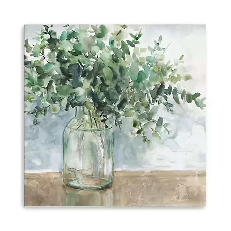 Eucalyptus Bouquet Giclee Canvas Print, 40x40 in.>Kirklands Home New