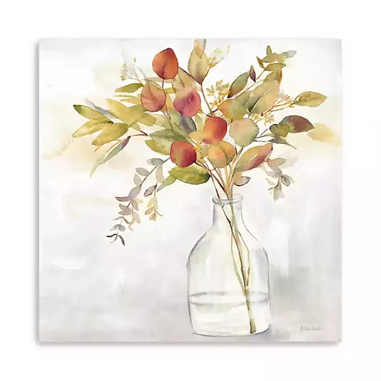 Eucalyptus Vase Spice I Canvas Art Print>Kirklands Home Clearance