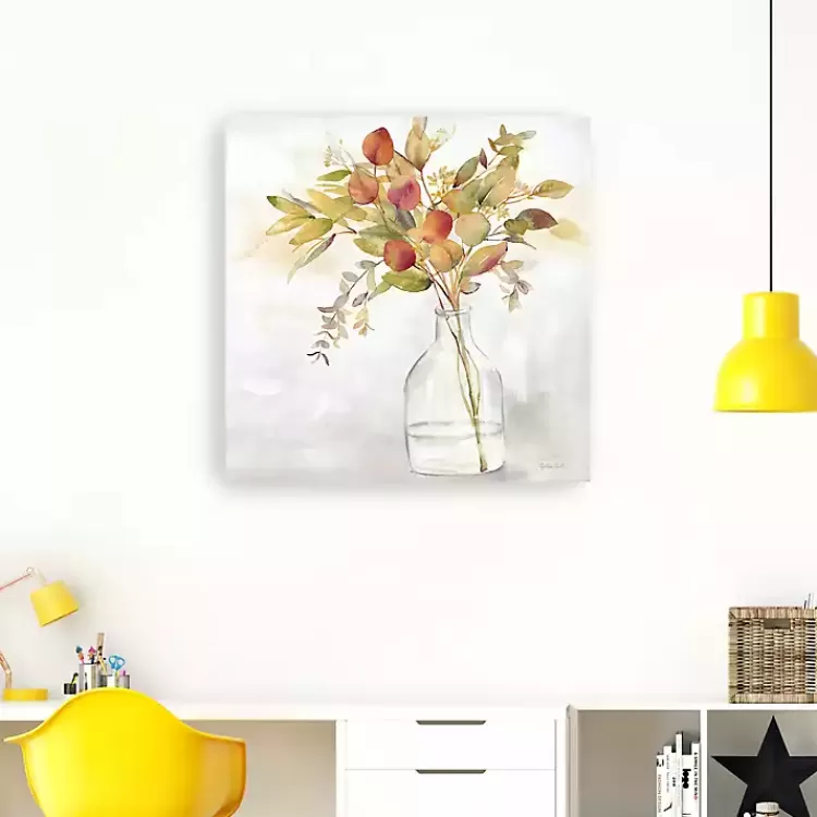 Eucalyptus Vase Spice I Canvas Art Print>Kirklands Home Clearance