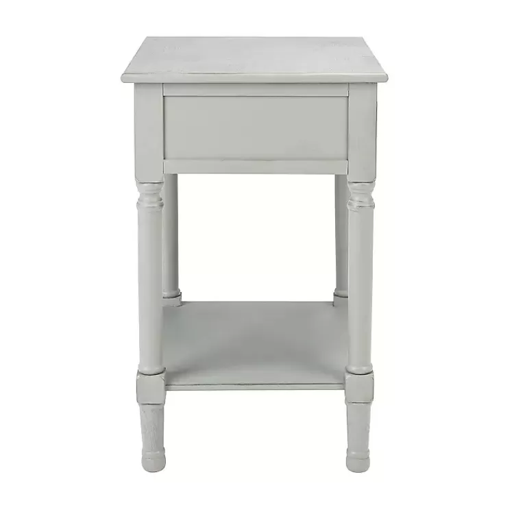 evelina_gray_textured_single_drawer_accent_table_3.webp Evelina Textured Single Drawer Accent Table>Kirklands Home Cheap