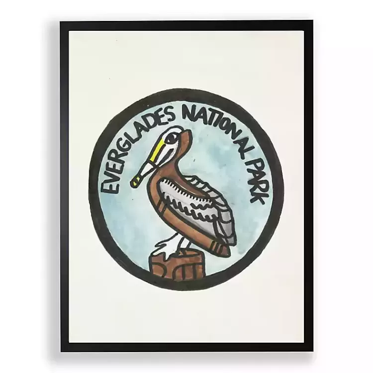 Everglades Pelican Framed Art Print>Kirklands Home Online