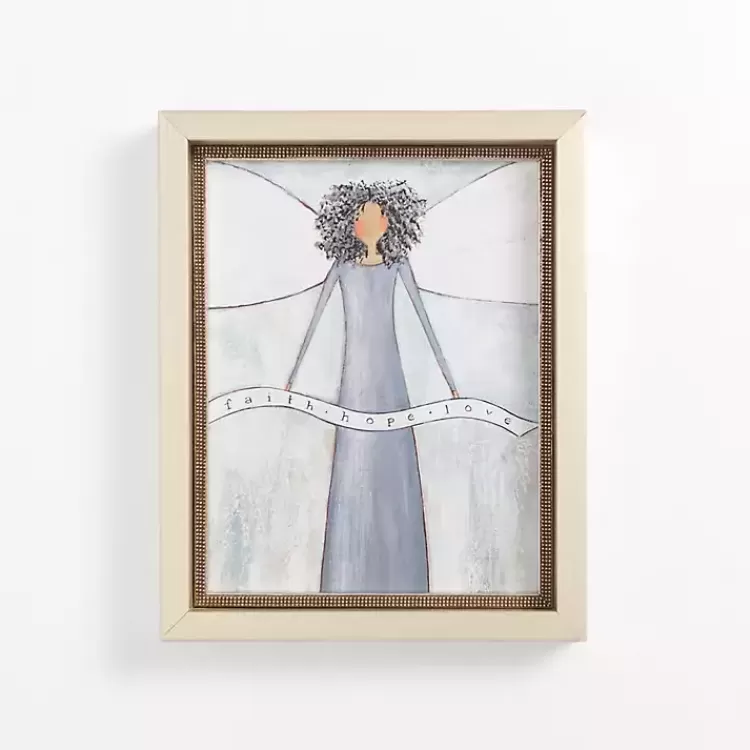 Faith Angel Framed Art Print>Kirklands Home Clearance
