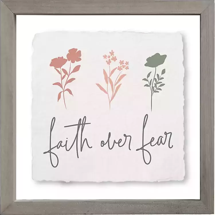 Faith Over Fear Wall Plaque>Kirklands Home Flash Sale